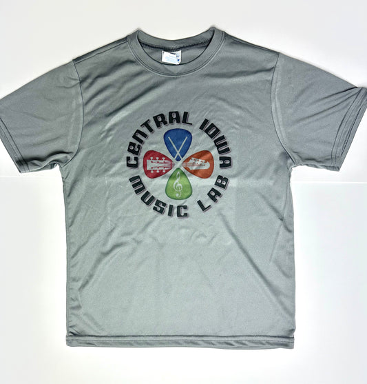 Kids' Gray Polyester Logo T/New Old Stock